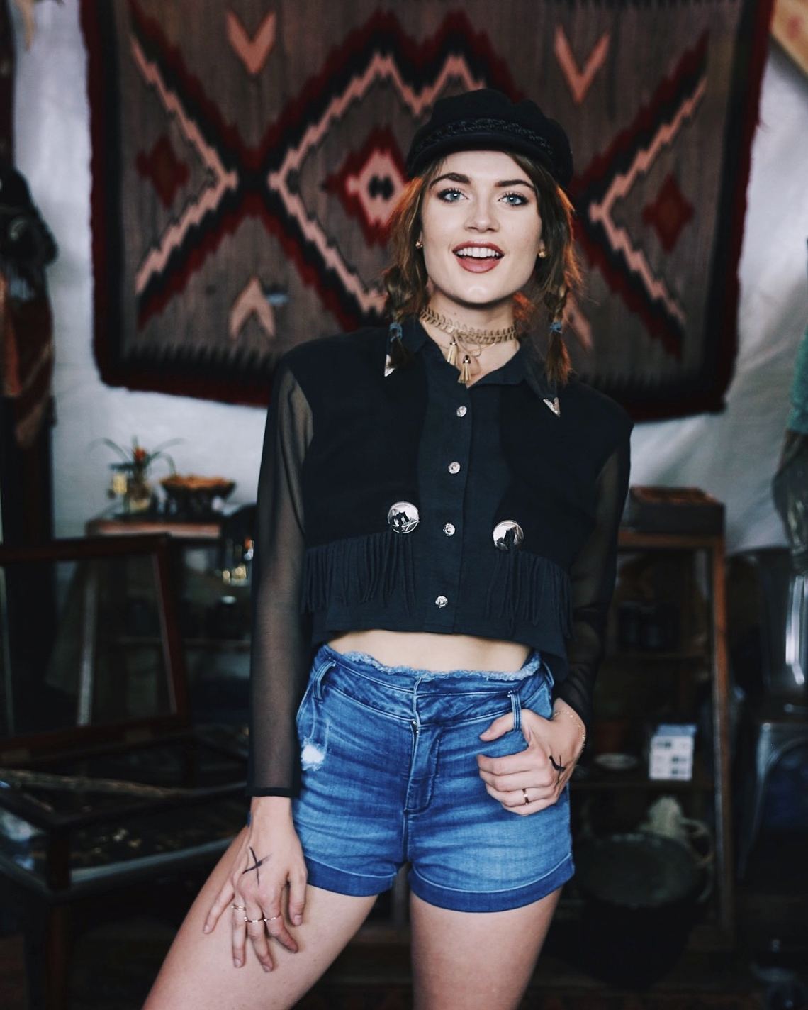 SPOTTED: Lacey @thelaceyclaire, Laced with Romance pop-up shop, South Congress | Photo @brittanynofomo