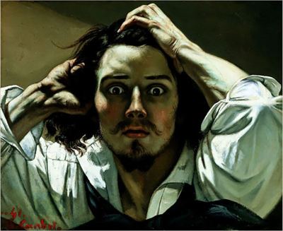 Painted-Gustave-Courbet-The-Desperate-Man