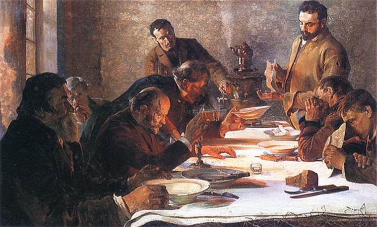 A Tale Of Two Christmases: Jacek Malczewski - Christmas Eve In Siberia