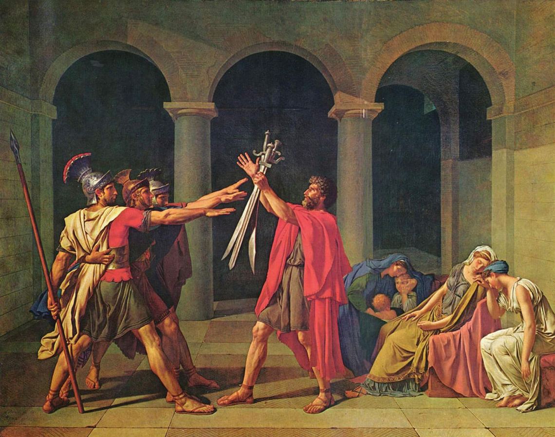 Jacques-Louis David - The Oath Of The Horatii