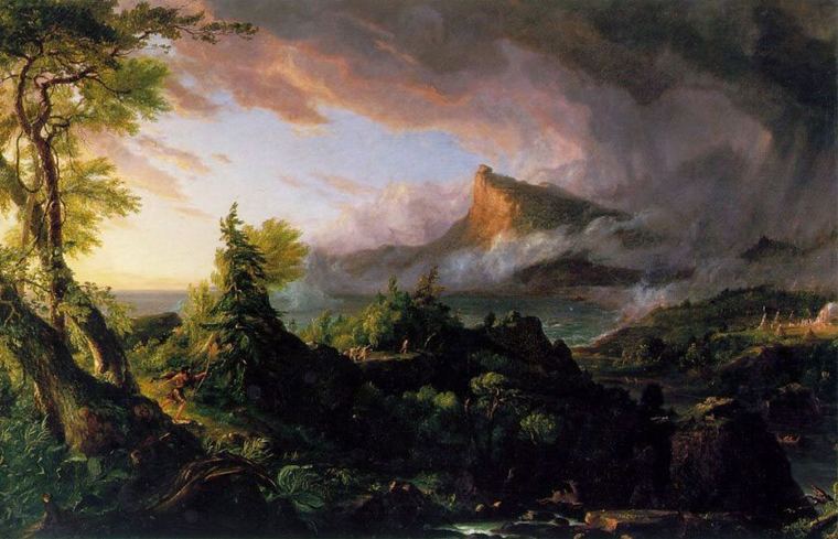 The Course Of Empire - The Savage State Thomas Cole: The Course Of Empire - The Savage State | Highlark