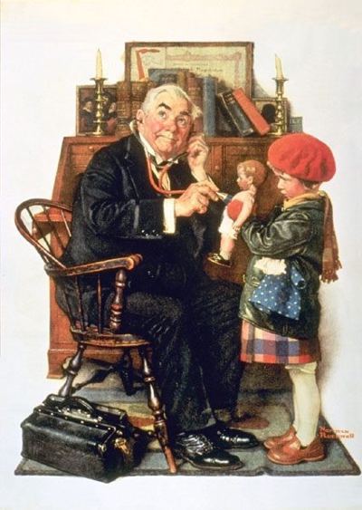 Norman Rockwell Doctor And Doll The Four Loves Highlark