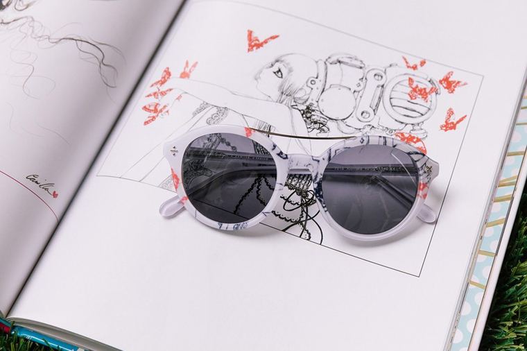 Camilla D'Errico Derek Cardigan Coastal Highlark Surrealist Eyewear