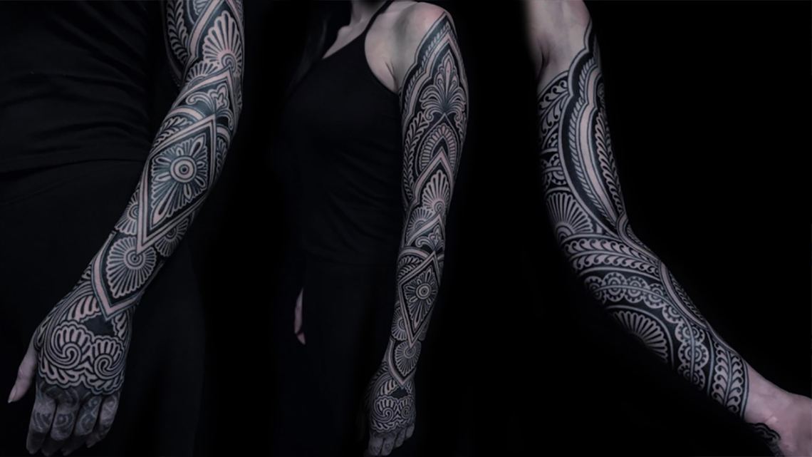 Savannah Colleen black and grey tattoos