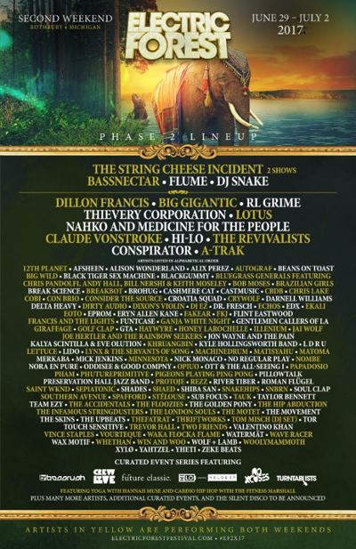 Electric Forest Weekend