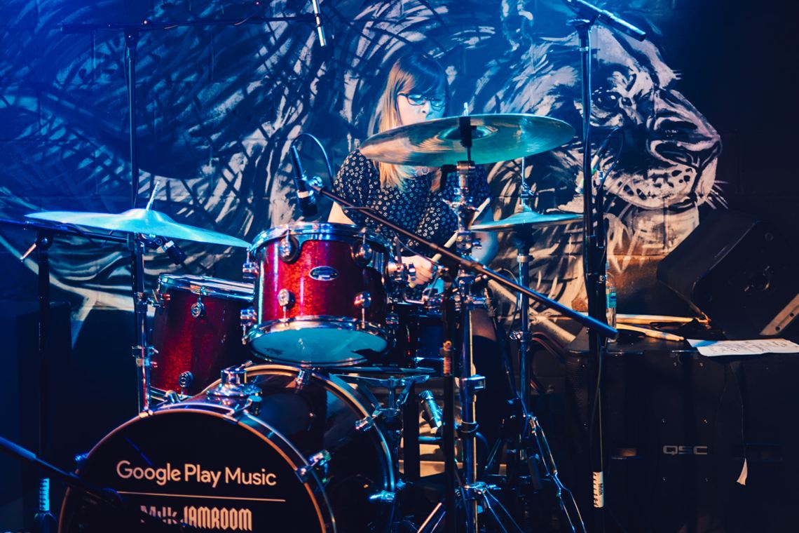 White Lung Anne-Marie Vassiliou female drummers
