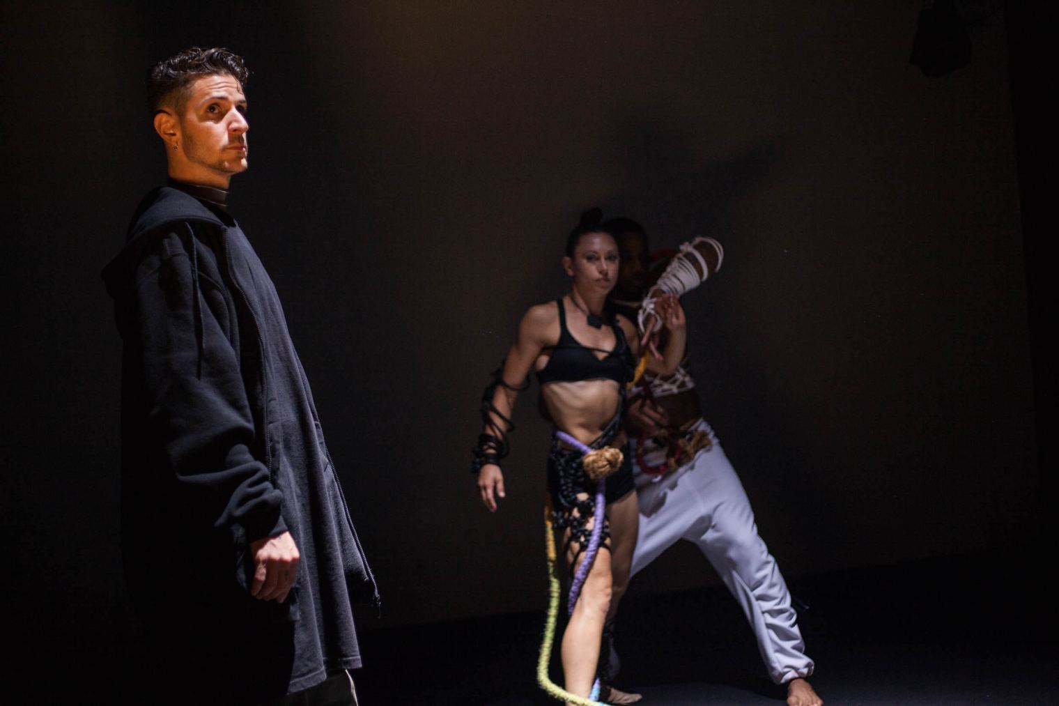 Justin Conte works as a choreographer and director for Pendulum People and other artists in New York. Here he collaborates with Nova and filmmaker Alex Allaux,