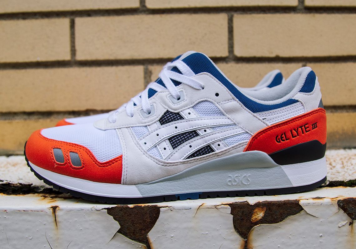 Asics Gel Lyte Iii White Orange Navy March