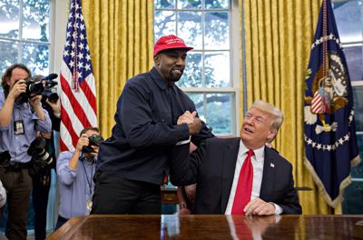 Trump Kanye West Maga White House Billboard