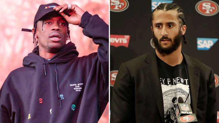 Travis Scott Colin Kaepernick