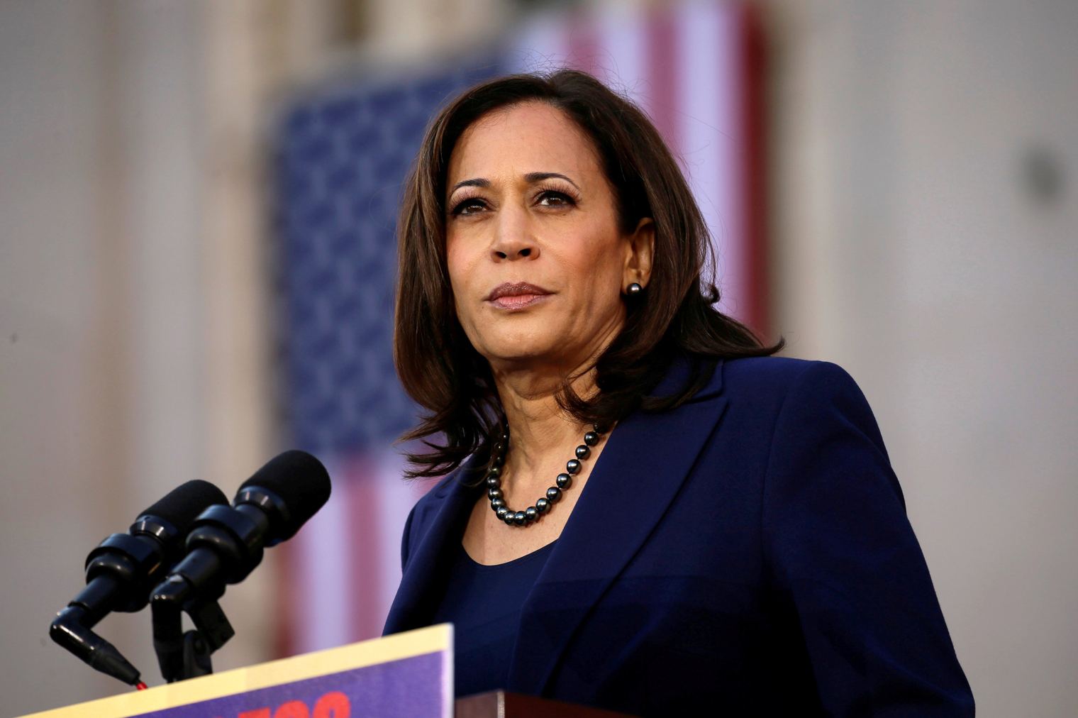 U.S. Senator Kamala Harris launches her campaign for President of the United States at a rally at Frank H. Ogawa Plaza in her hometown of Oakland, California, U