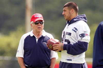Bob Kraft Aaron Hernandez