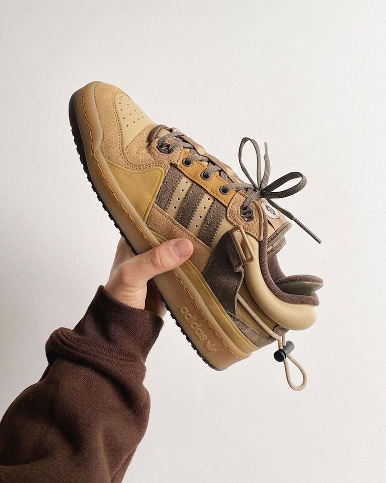 Bad Bunny x adidas Forum Buckle Low "The First Café" Earth Tone Sneakers