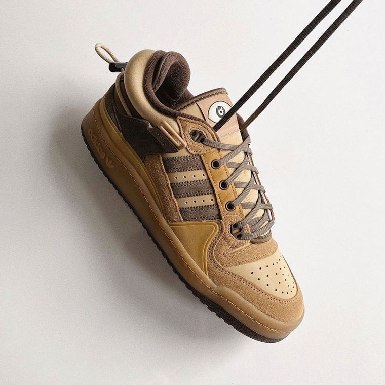 Bad Bunny x adidas Forum Buckle Low "The First Café" Earth Tone Sneakers