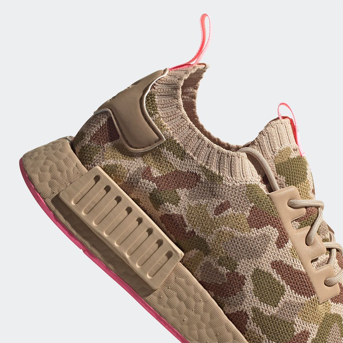adidas NMD R1 "Duck Camo" Earth Tone Sneakers