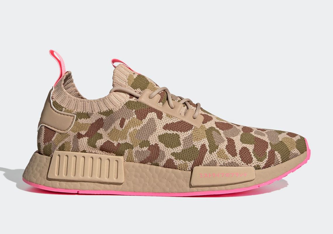 adidas NMD R1 "Duck Camo" Earth Tone Sneakers