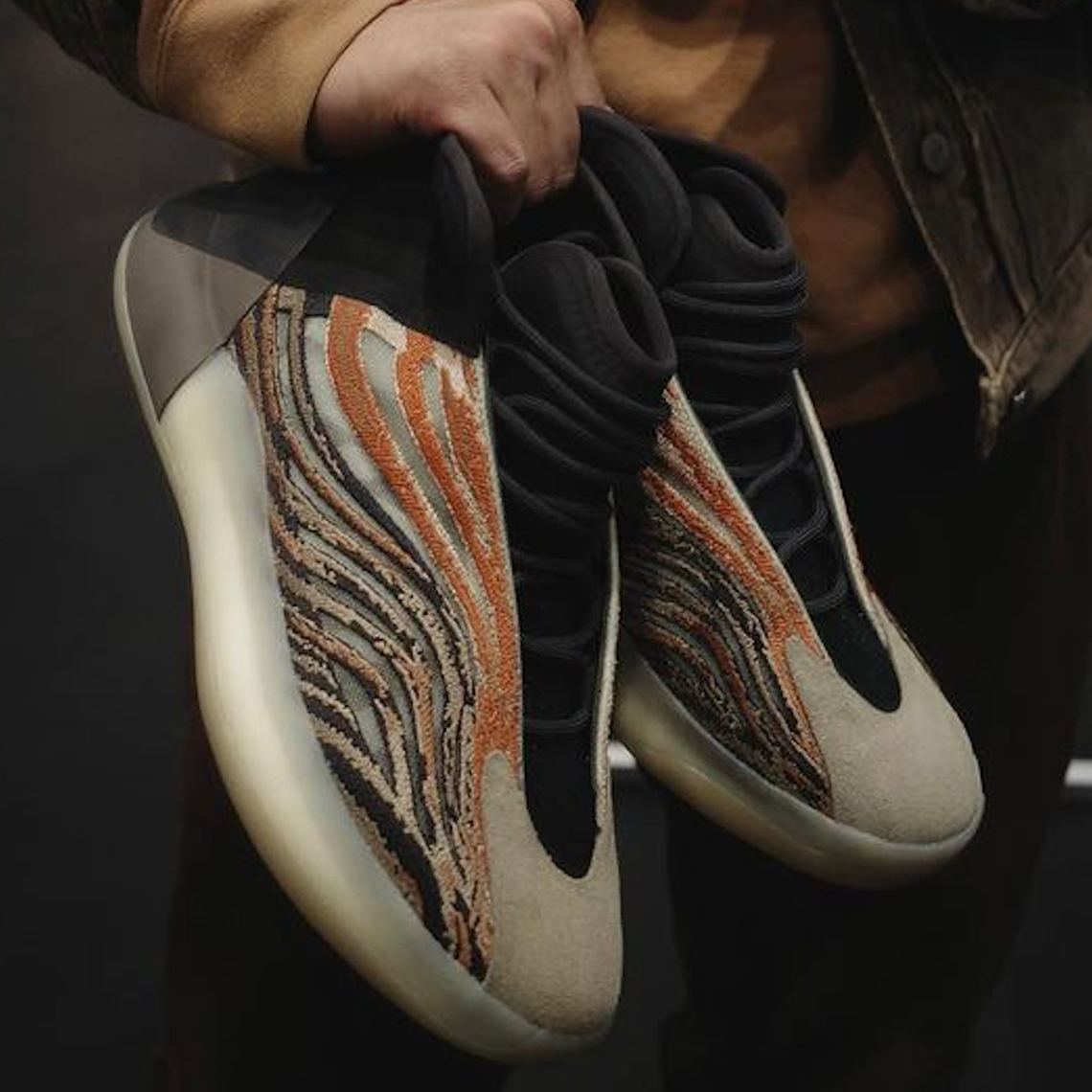 adidas Yeezy Quantum "Flaora" Earth Tone Sneakers