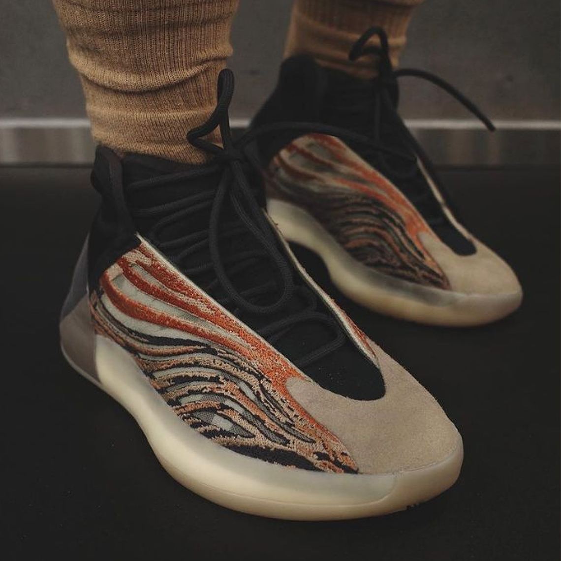 adidas Yeezy Quantum "Flaora" Earth Tone Sneakers