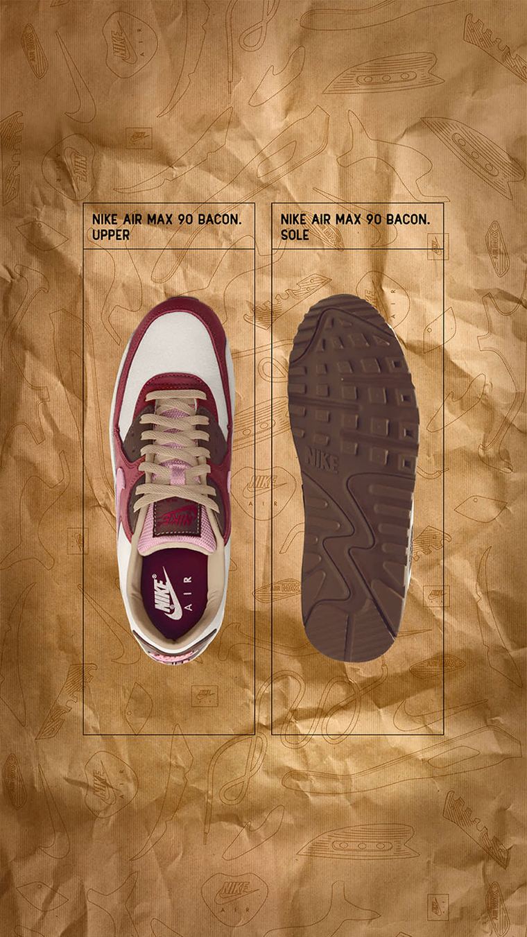 Nike Air Max 90 "Bacon" Earth Tone Sneakers
